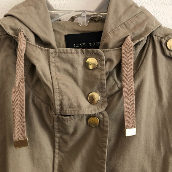 Khaki Jacket with Gold Buttons - Picture 4 of 5